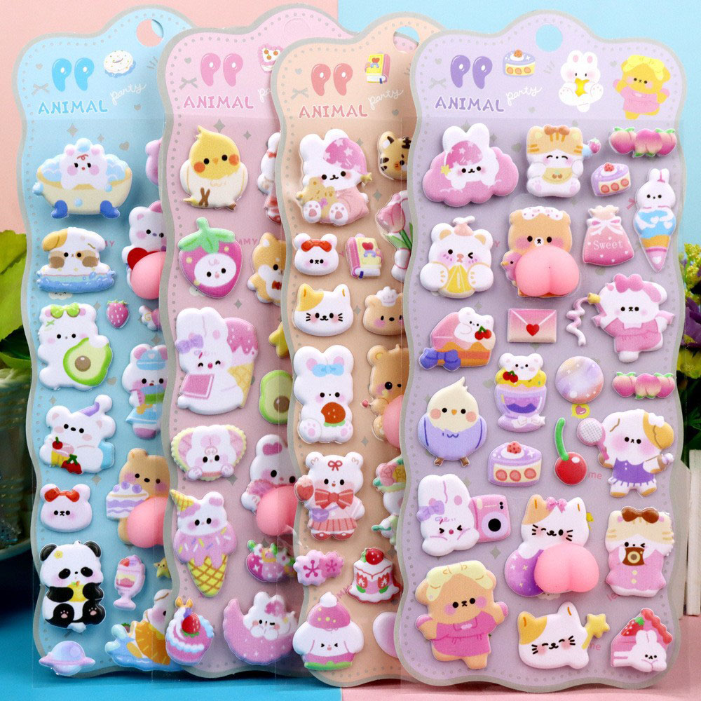 Phone Accessories For Kids - 2/4 Stuks 3D Zachte Leuke Butt