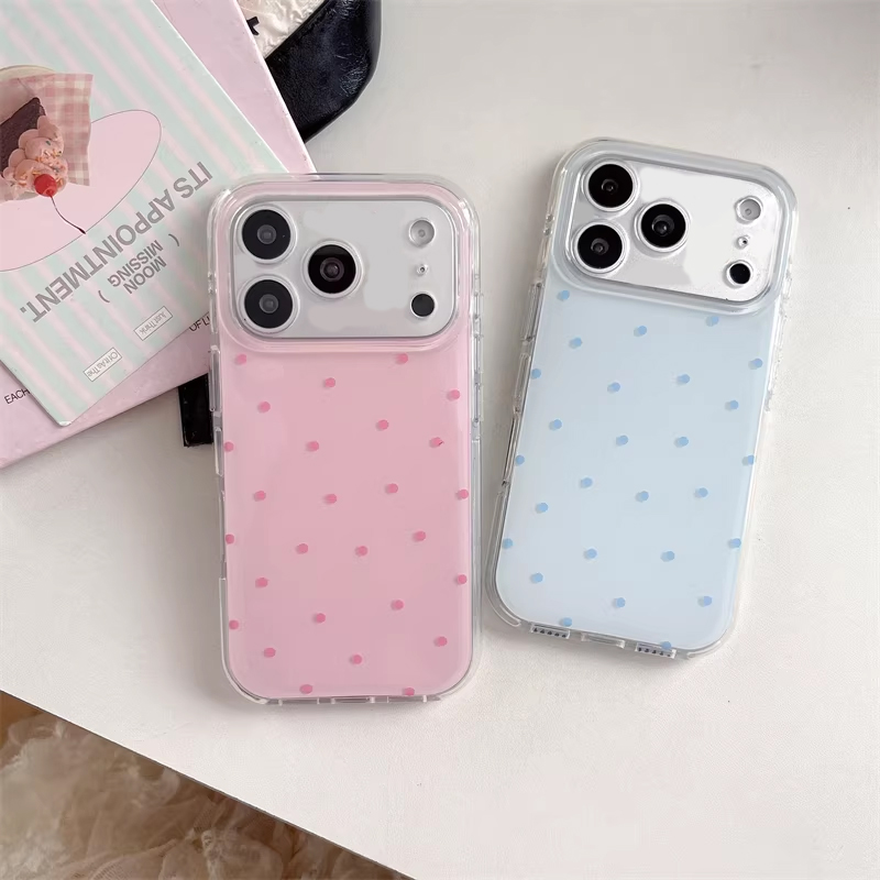 Phone Accessories For Girls - Koreaanse Ins Girl Simpele Blauw Roze