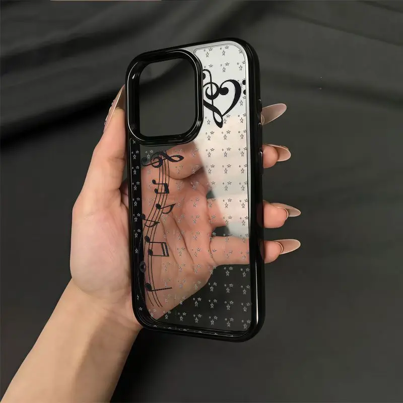 Phone Accessories For Girls - Nieuwe schattige INS-stijl cartoon meisje muzieknoot