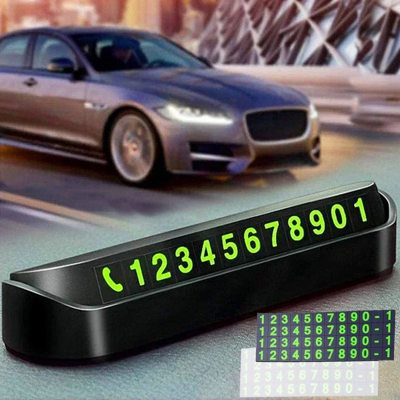 Phone Accessories Business - Auto Accessoires Mini Draagbare Telefoonnummer Plaat