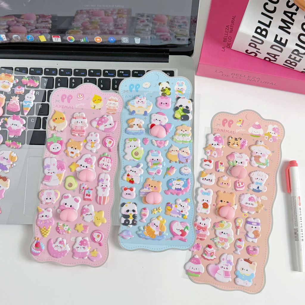 4 stuks 3D zachte schattige ko - Phone Accessories For Kids recensie en prijs