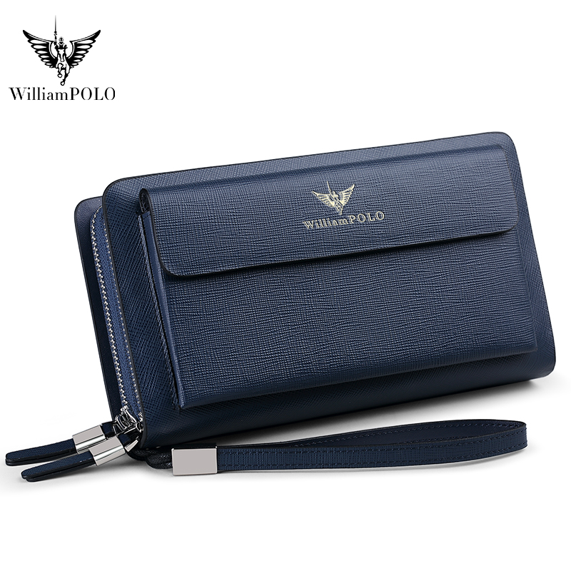 WILLIAMPOLO Luxe lederen clutc - Phone Accessories Business recensie en prijs