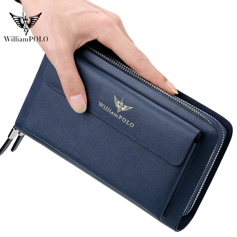WILLIAMPOLO Luxe lederen clutc - Phone Accessories Business recensie en prijs