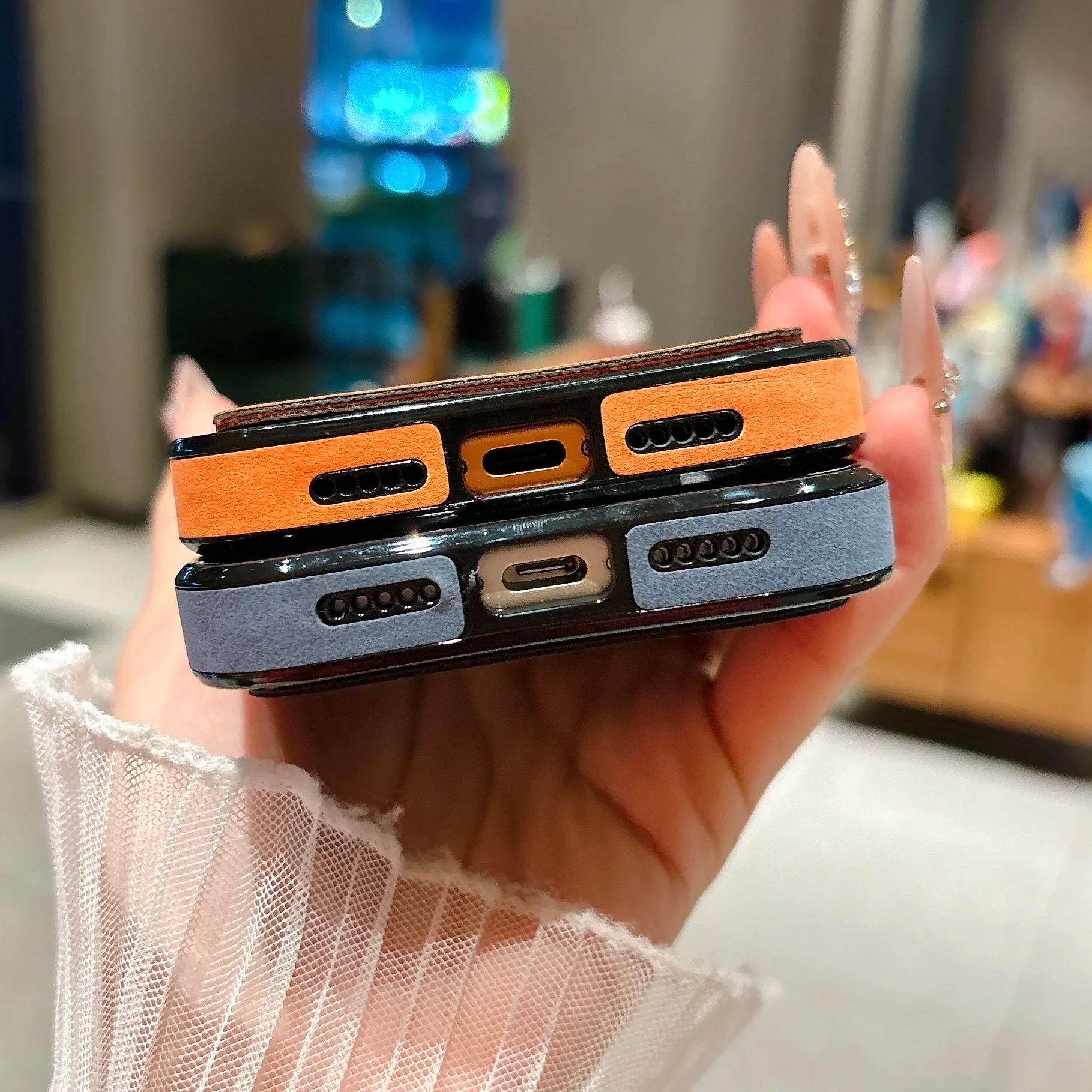 Portemonnee Kaarthouder Suède  - Phone Accessories Business recensie en prijs
