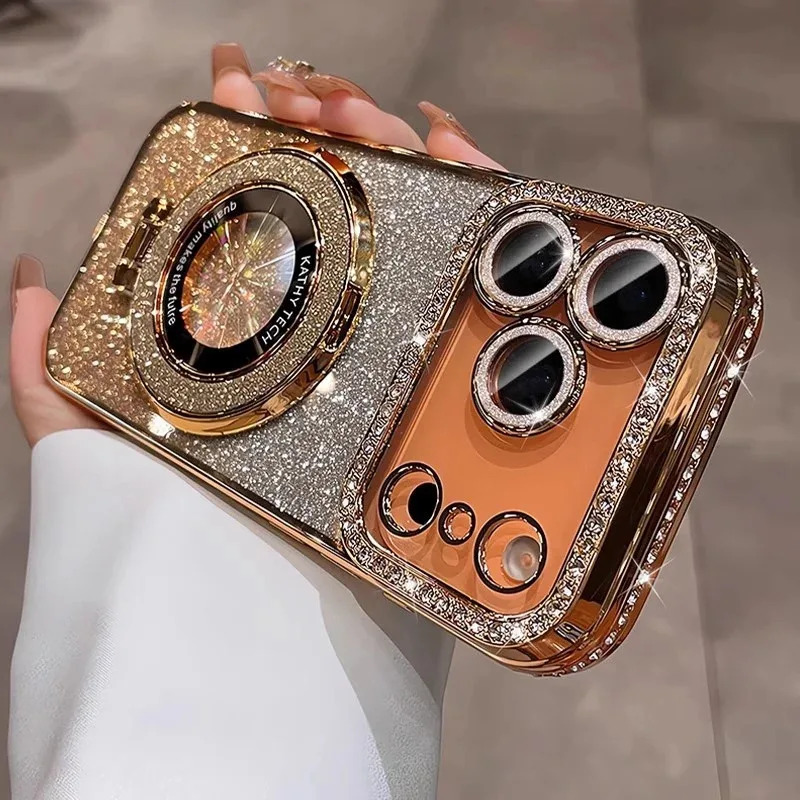 Transparante diamantglitter ma - Phone Accessories Holder recensie en prijs