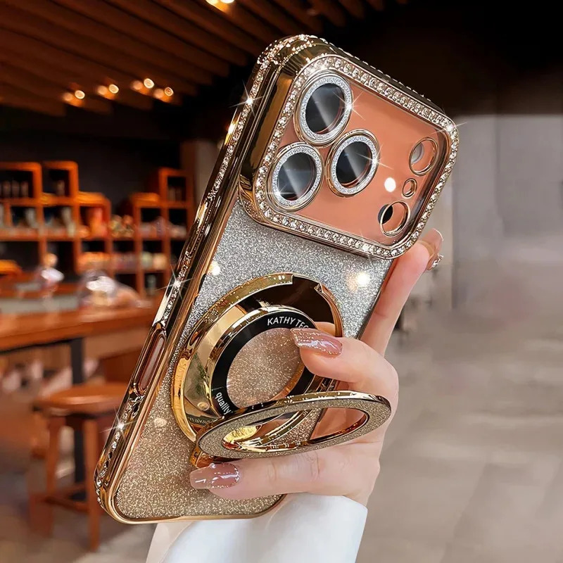 Transparante diamantglitter ma - Phone Accessories Holder recensie en prijs