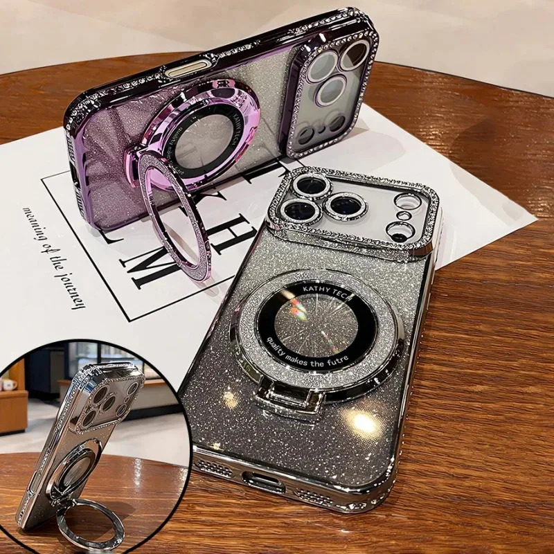 Transparante diamantglitter ma - Phone Accessories Holder recensie en prijs