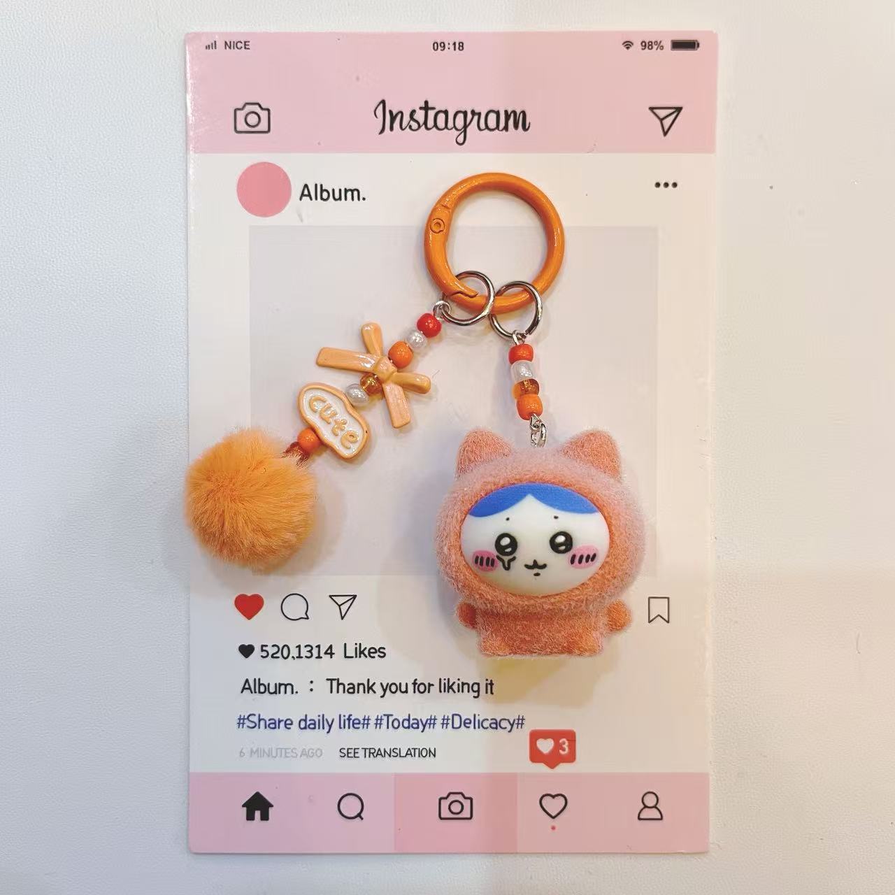 Yiji Gevlokte Cartoon Sleutelh - Phone Accessories For Kids recensie en prijs