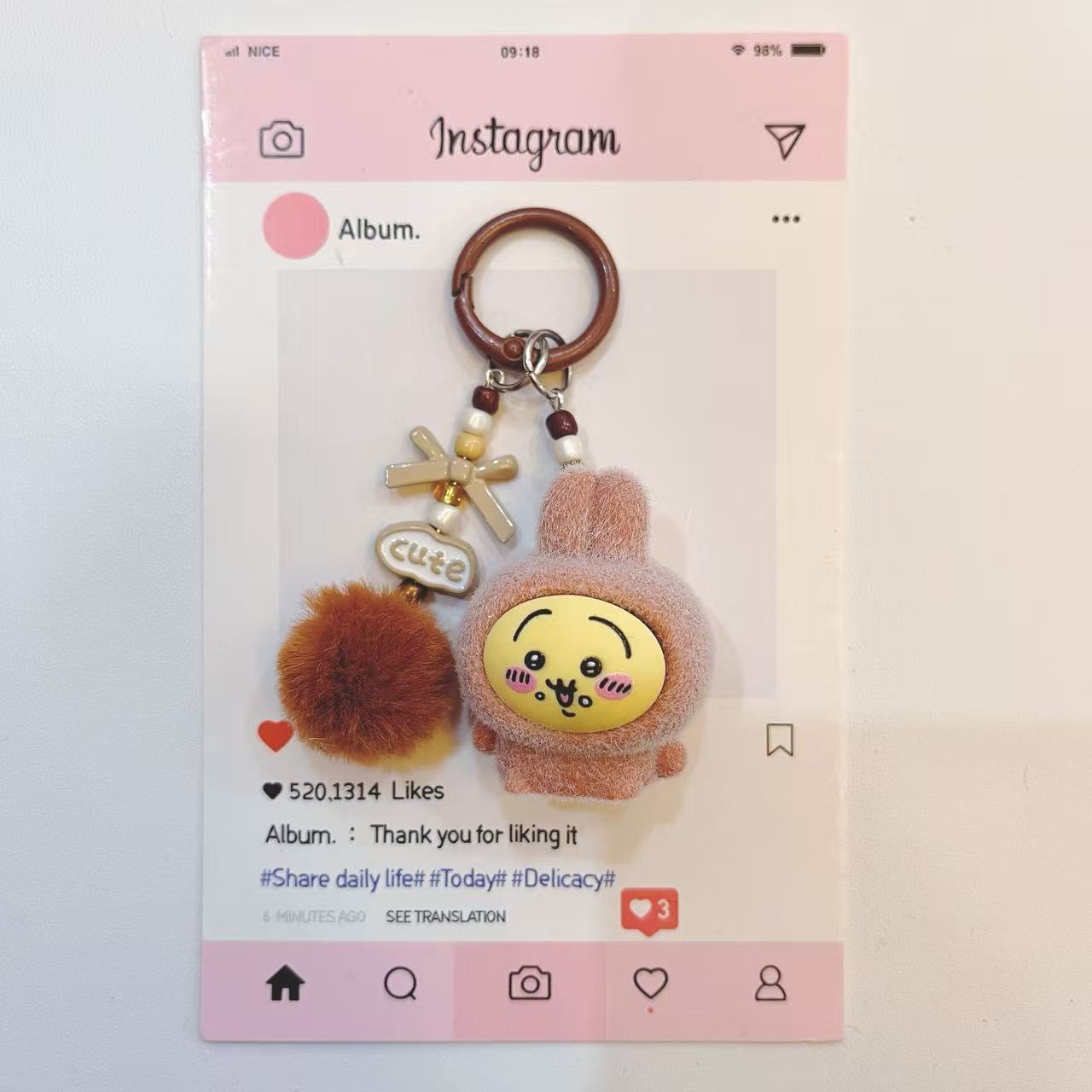 Yiji Gevlokte Cartoon Sleutelh - Phone Accessories For Kids recensie en prijs
