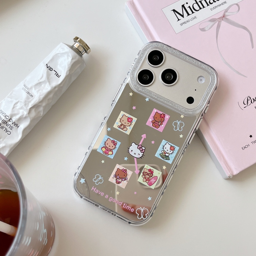 Schattig Grid Cartoon Sanrio H - Phone Accessories For Girls recensie en prijs