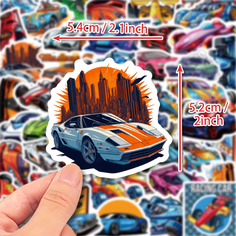 50 STKS Cool Cartoon JDM Racin - Phone Accessories For Kids recensie en prijs