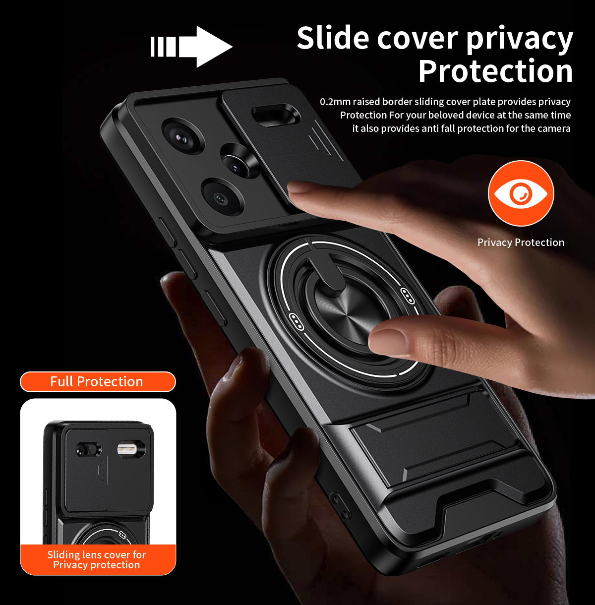 Lens Slide Camera Telefoon Cas - Phone Accessories Holder recensie en prijs