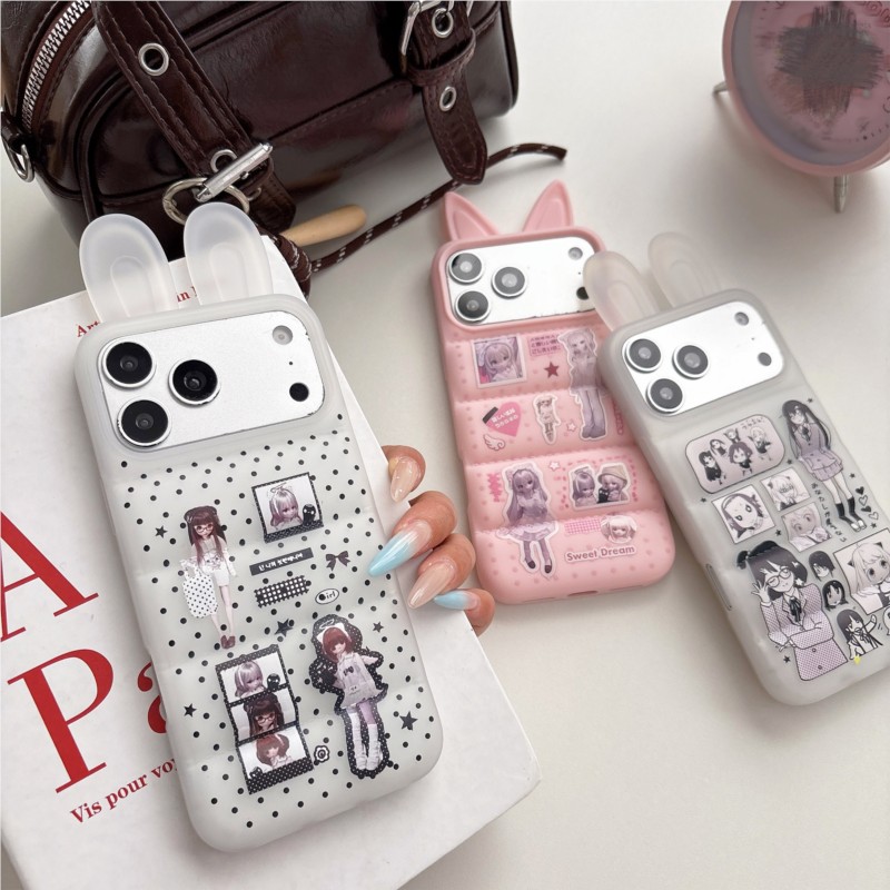 Japanse Y2K schattige konijnen - Phone Accessories For Girls recensie en prijs