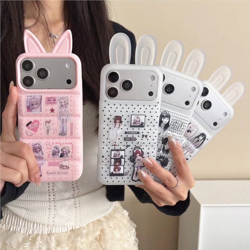 Japanse Y2K schattige konijnen - Phone Accessories For Girls recensie en prijs